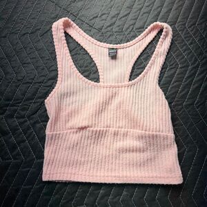 Shein Women's Pink Crop-top
